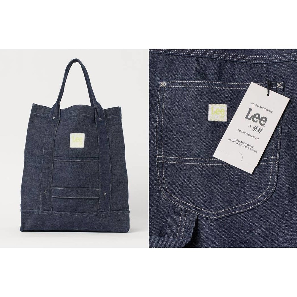 Lee Jeans x H&M Denim Tote Bag *RARE* NWT
